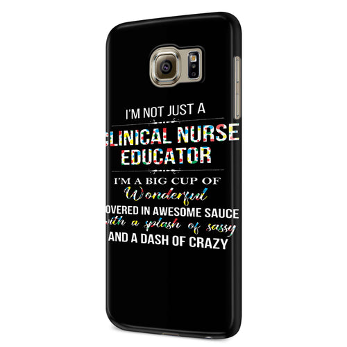 Clinical Nurse Educator Samsung Galaxy S6 S6 Edge Plus/ S7 S7 Edge / S8 S8 Plus / S9 S9 plus 3D Case
