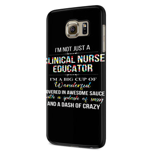 Clinical Nurse Educator Samsung Galaxy S6 S6 Edge Plus/ S7 S7 Edge / S8 S8 Plus / S9 S9 plus 3D Case