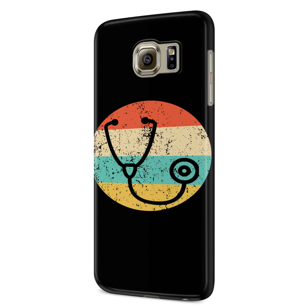 Doctor Nurse Vintage Retro Stethoscope Samsung Galaxy S6 S6 Edge Plus/ S7 S7 Edge / S8 S8 Plus / S9 S9 plus 3D Case