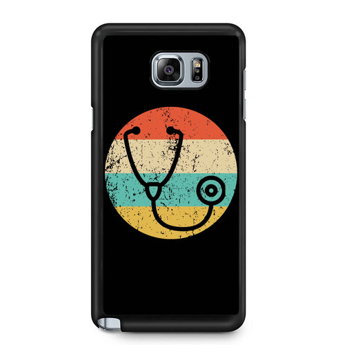 Doctor Nurse Vintage Retro Stethoscope Samsung Galaxy Note 4 / Note 5 Case