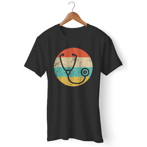 Doctor Nurse Vintage Retro Stethoscope Man's T-Shirt