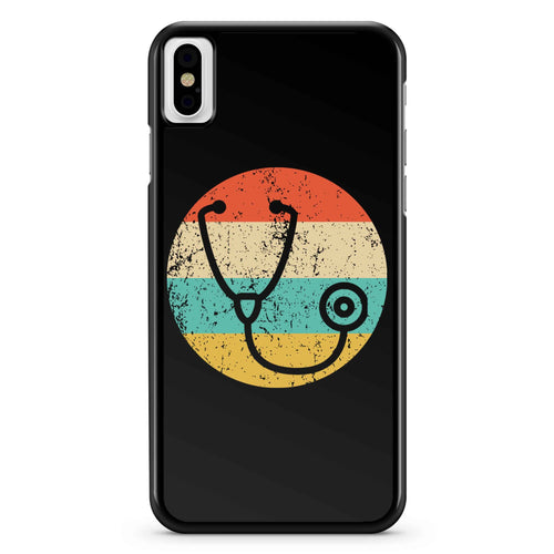 Doctor Nurse Vintage Retro Stethoscope iPhone X / XS / XR / XS Max Case