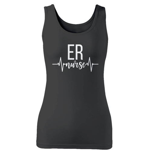 Er Emergency Room Nurse Woman's Tank Top