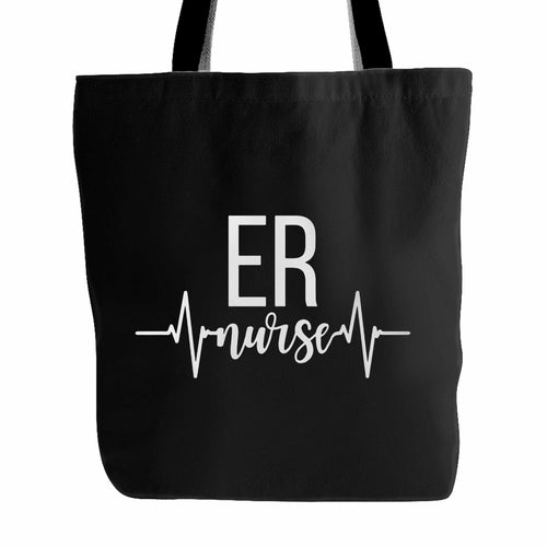 Er Emergency Room Nurse Tote Bag