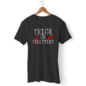 Trick Or Treatment Nurse Funny Halloween Man's T-Shirt