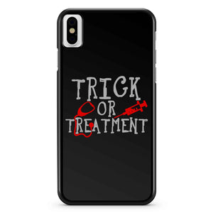 Trick Or Treatment Nurse Funny Halloween iPhone X / XS / XR / XS Max Case